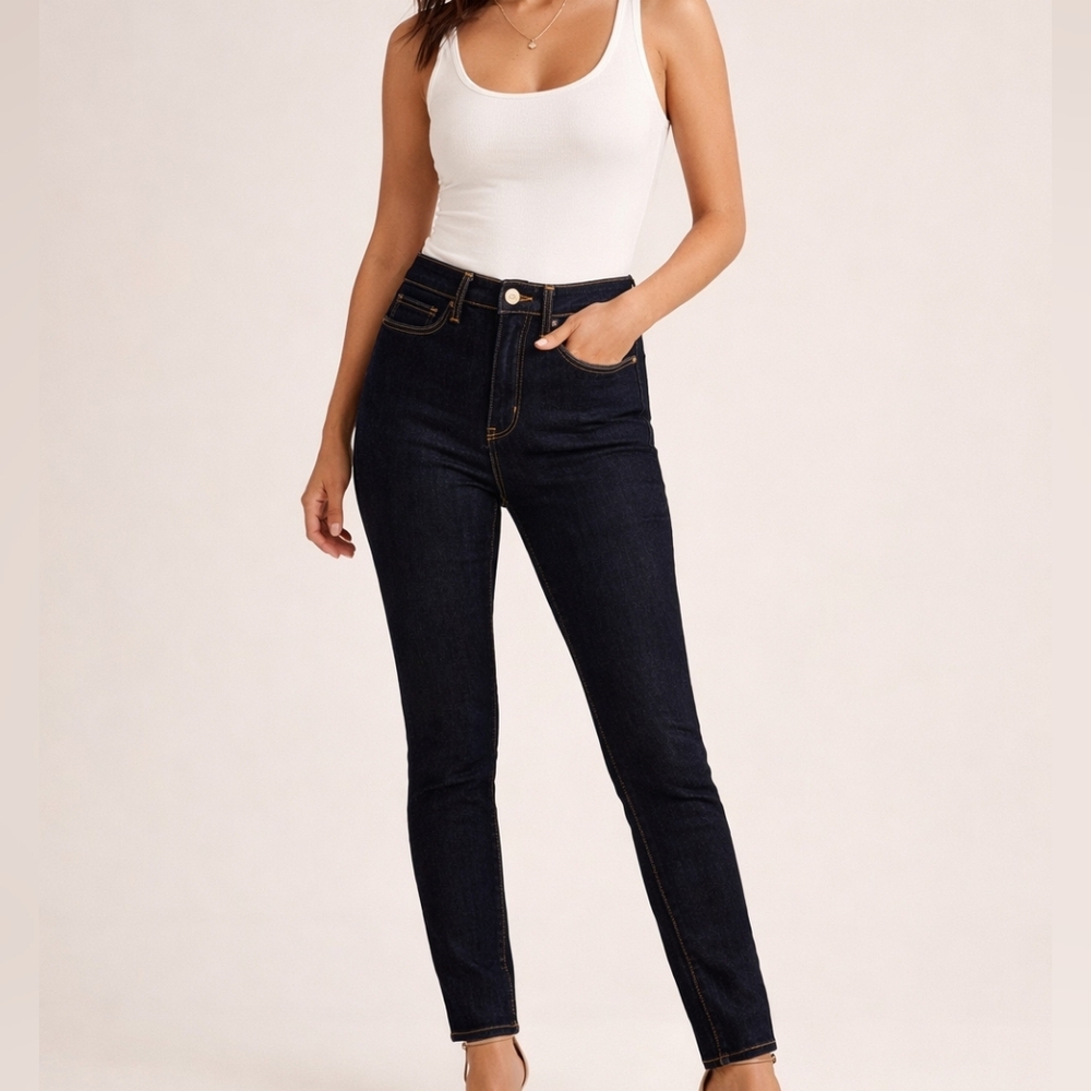 L'AGENCE Dark Wash Skinny Jeans